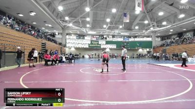 126 lbs Cons. Round 2 - Fernando Rodriguez, Corona vs Samson Lipsky, Scripps Ranch