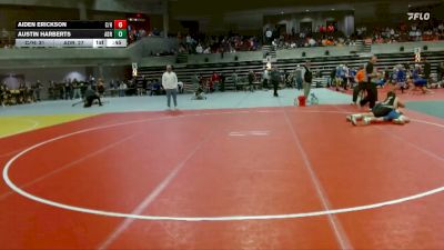 215 lbs Quarterfinals (8 Team) - Austin Harberts, Adrian vs Aiden Erickson, Caledonia/Houston