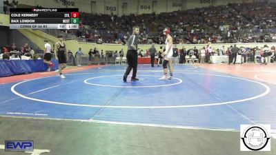 113 lbs Consi Of 64 #2 - Cole Kennedy, Stillwell vs Dax London, Mustang Middle School