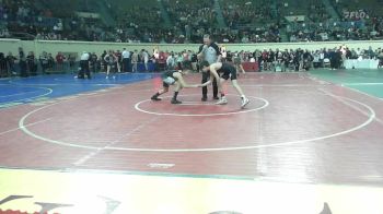 100 lbs Consi Of 8 #1 - Deacon Davis, Owasso Junior High vs Eli Berry, Independent