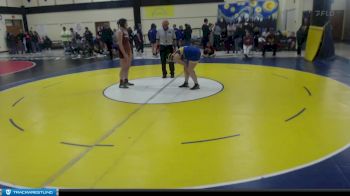 170lbs Champ. Round 1 - Ellie Reed, White River (Girls) vs London Hartz, Fife (Girls)