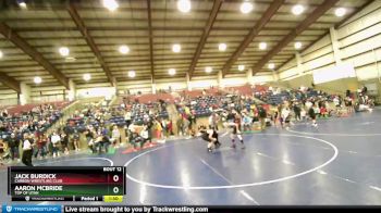 105 lbs Cons. Round 1 - Jack Burdick, Carbon Wrestling Club vs Aaron McBride, Top Of Utah