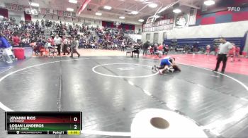 120 lbs Cons. Round 3 - Logan Landeros, Central Union vs Jovanni Rios, Southwest