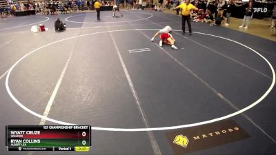 121 Championship Bracket Cons. Round 4 - Wyatt Cruze, Willmar vs Ryan Collins, Albert Lea