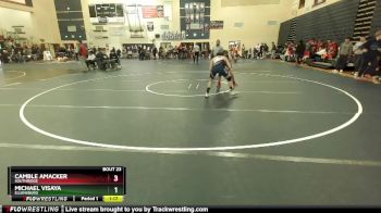 126 lbs Champ. Round 1 - Michael Visaya, Ellensburg vs Camble Amacker, Southridge