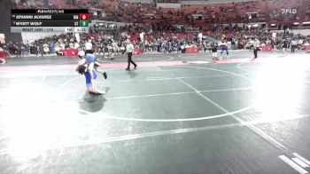 115 lbs Cons. Semi - Jovanni Alvarez, Ringers vs Wyatt Wolf, Crass Trained