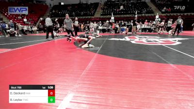 70 lbs Final - Daxton Deckard, Raw Wrestling Club vs Brinley Leyba, Team Tulsa Wrestling Club