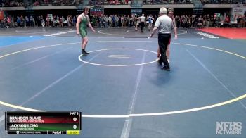 215 lbs Quarterfinal - Brandon Blake, Kenai Central High School vs Jackson Long, Haines High School