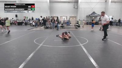 68 lbs Round 3 (8 Team) - Kolby Pitzen, Team Ohio vs Alexander Gerasimov, CTWHALE Green