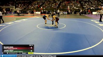 Cons. Round 1 - James Rolf, Guardian Angels Central Catholic vs Blake Emig, Dundy County Stratton