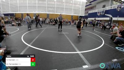 92 lbs Rr Rnd 1 - Vanessa Farmer, Lions Wrestling Academy vs Alex Fernandez, OKC Saints Wrestling