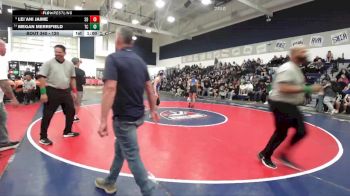120 lbs Cons. Semi - Lei`ani Jaime, San Dimas vs Megan Merrifield, Temescal Canyon