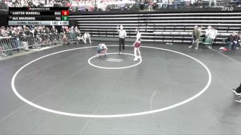 3A 120 lbs Cons. Round 1 - Jax Bruening, Providence Hall vs Carter Wardell, Morgan