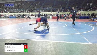 123 lbs Consi Of 8 #2 - Ayden Collins, Verdigris vs Diesel Pedersen, Broken Arrow Junior High