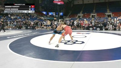 165 lbs Cons. Sub-rd Of 32 - Andrew Fawcett, Arizona vs Logan Johnson, Colorado