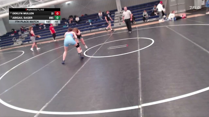 125 lbs 7th Place Match - Abigail Sager, MWC vs Deklyn Mullen ...