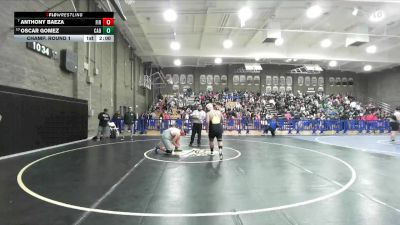 215 lbs Champ. Round 1 - Anthony Baeza, Firebaugh vs Oscar Gomez, Cabrillo