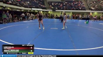 90 lbs Round 2 - Kenley Berglund, Askren Wrestling Academy vs Livie Kallal, New Prague