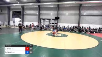 57 kg Prelims - Joseph Simon, BullTrained vs Nino Morici, Lost Boys Wrestling Club