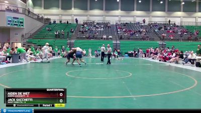 285 lbs Quarters & 1st Wb (16 Team) - Jack Sacchetti, West Forsyth vs Aiden De Wet, North Gwinnett