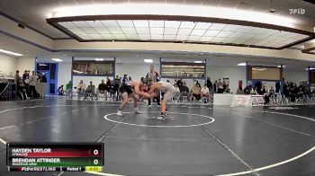 157 lbs Cons. Round 3 - Hayden Taylor, Syracuse vs Brendan Attinger, Mountain View
