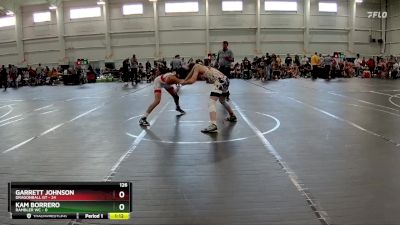 126 lbs Round 4 (6 Team) - Garrett Johnson, Dragonball GT vs Kam Borrero, Rambler WC