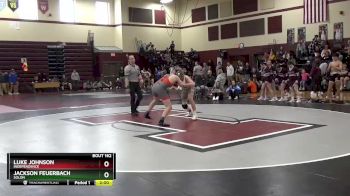 160 lbs Cons. Round 3 - Luke Johnson, Independence vs Jackson Feuerbach, Solon