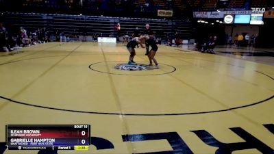 123 lbs Quarterfinal - Ileah Brown, Schreiner University vs Gabrielle Hampton, Unattached - Fort Hays State