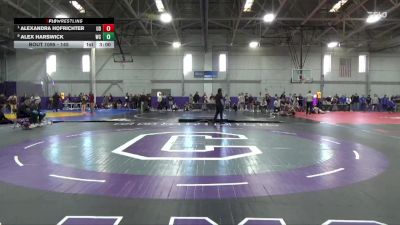 160 lbs Quarterfinal - Alexandra Hofrichter, Dubuque vs Alex Harswick, Wartburg