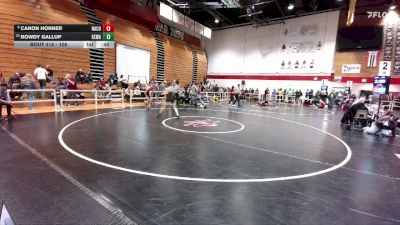 106 lbs Cons. Round 2 - Rowdy Gallup, Kelly Walsh vs Canon Horner, Natrona County