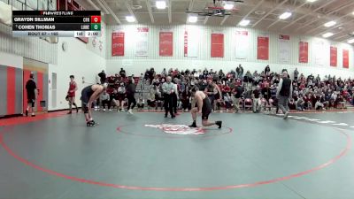 165 lbs Quarterfinal - Cohen Thomas, Lutheran West vs Graydn Sillman, Northwest (Canal Fulton)