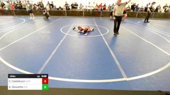 48 lbs Round Of 16 - Charity Castellucci, Cape Ann Youth Wrestling vs Austin Doucette, Noble Youth Wrestling