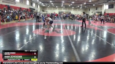 80 lbs Round 1 - Jacee Knish, WEM/JWP vs Maria Schachtner, Victory School Of Wrestling