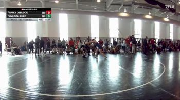 126-134 lbs Semifinal - Erika Deblock, Highlands Wrestling Club vs Ryleigh Byrd, Osprey Wrestling Club