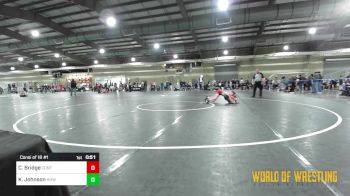 95 lbs Consi Of 16 #1 - Case Bridge, Contender Wrestling Academy vs Kellen Johnson, Hammerin Hawks