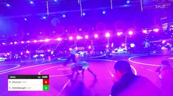 58 lbs 3rd Place - Kynslee Church, Team Tulsa WC vs Colette Hollabaugh, Unattached