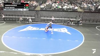 6A 106 lbs Champ. Round 1 - Blake Mauch, Corner Canyon vs Hudson Bauerle, American Fork