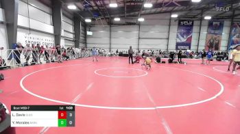 113 lbs Rr Rnd 1 - Logan Davis, Quest School Of Wrestling Black vs Yandel Morales, Smittys Barn