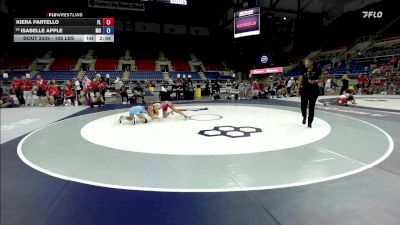 105 lbs 7th Place Match - Kiera Partello, FL vs Isabelle Apple, MO