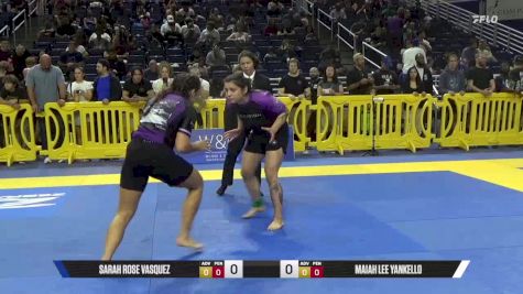 Maiah Lee Yankello vs Sarah Rose Vasquez 2025 Pan IBJJF Jiu-Jitsu No-Gi Championship