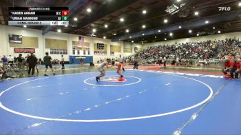 126 Boys Cons. Round 5 - Kaden Arram, Mt Carmel vs Uriah Hawkins, Granite Hills