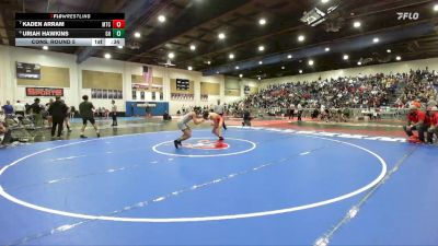 126 Boys Cons. Round 5 - Kaden Arram, Mt Carmel vs Uriah Hawkins, Granite Hills