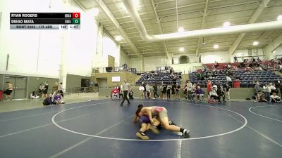 175 lbs Cons. Sub-rd Of 16 - Ryan Rogers, Granger vs Diego Mata, Box Elder