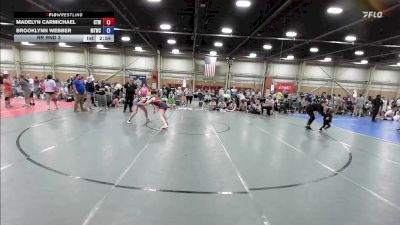 57 kg Rr Rnd 3 - Madelyn Carmichael, Cordoba Trained - GHSE vs Brooklynn Webber, New England Trappers Black - GHSE