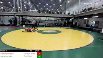 120 lbs Rr Rnd 3 - Alessandro Nini, Christian Brothers vs Amantee Mills, Roundtree Wrestling Academy