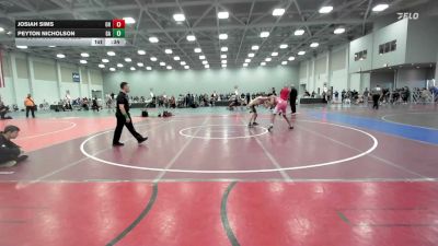 132 lbs Consi Of 8 #1 - Josiah Sims, OH vs Peyton Nicholson, GA