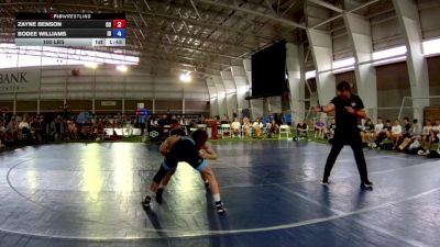 100 lbs Zayne Benson, Colorado vs Bodee Williams, Idaho