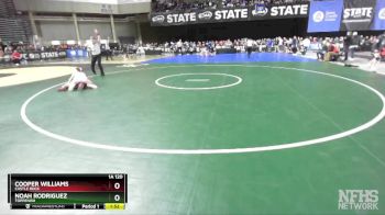 1A 120 lbs Semifinal - Noah Rodriguez, Toppenish vs Cooper Williams, Castle Rock