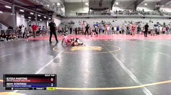 78-81 lbs Round 1 - Ilyssa Martine, Rogue Warrior Wrestling vs Remi Downing, Greater Heights Wrestling