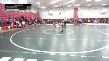 108 lbs Cons. Round 4 - Jacob DeGuzman, Castro Valley vs Massi Nawabi, James Logan